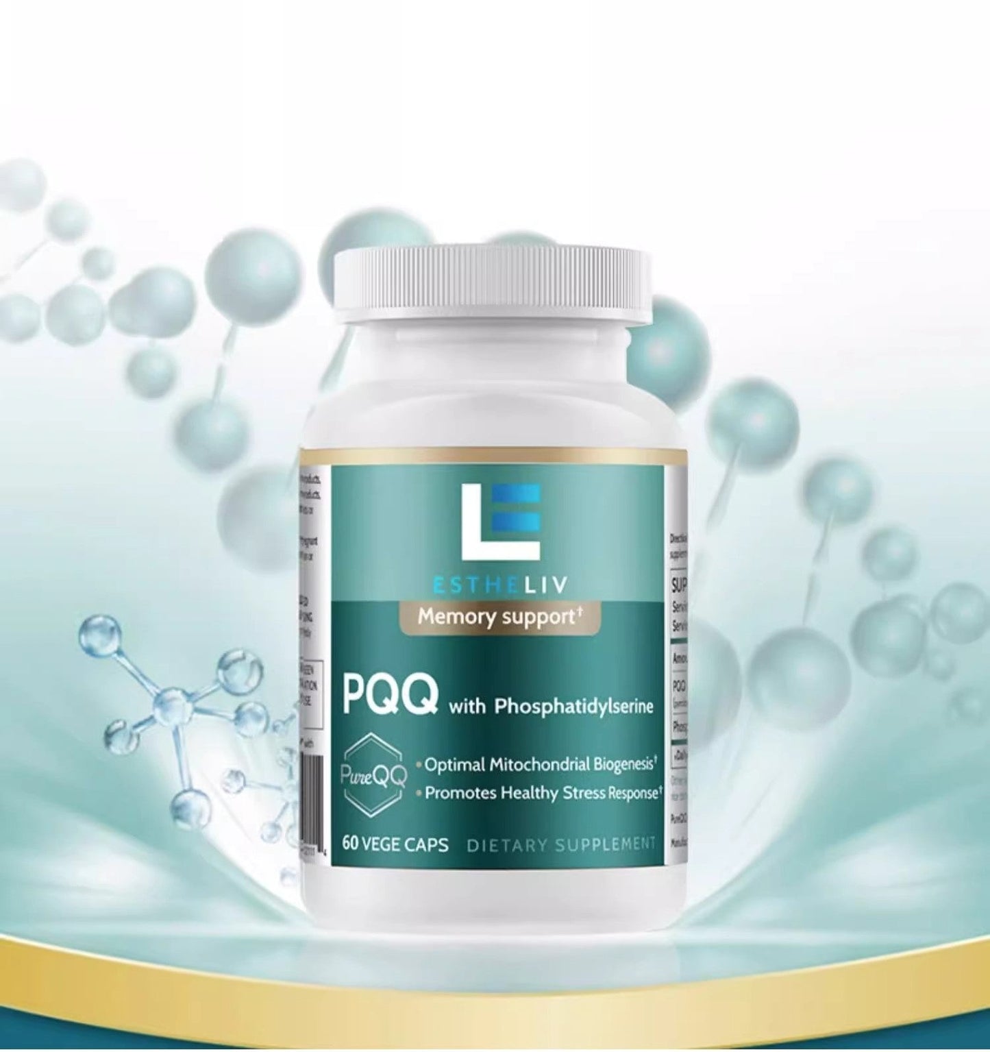 ESTHELIV Memory Support PQQ with Phosphatidylserine Capsule