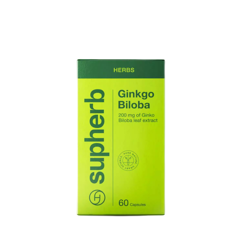 SUPHERB Ginkgo Biloba 60 Capsules