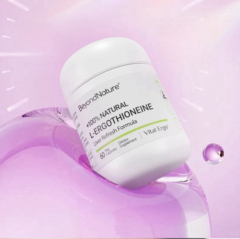 BEYONDNATURE +100% Natural L-Ergothioneine Liver Refresh Formula