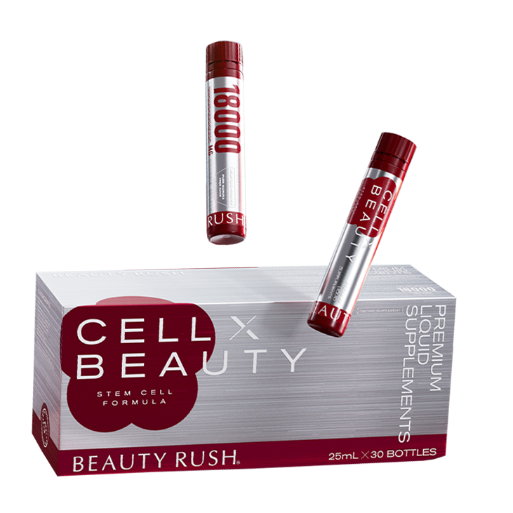 BEAUTY RUSH X 2.0 Stem Cell Formula Permium Liquid Supplement - 25mL * 30 Bottles