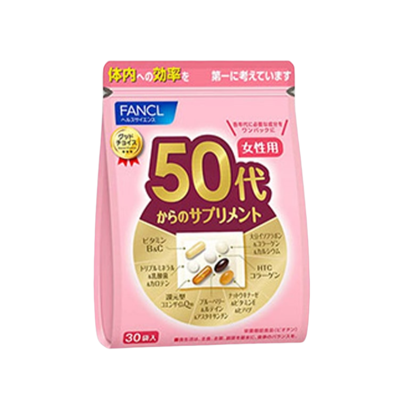 FANCL Comprehensive Nutrition Supplement for Women (50s+) 30 pcs