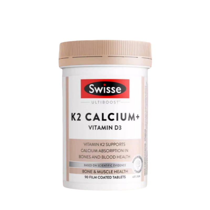 SWISSE Ultiboost K2 Calcium + D3 90 Tablets