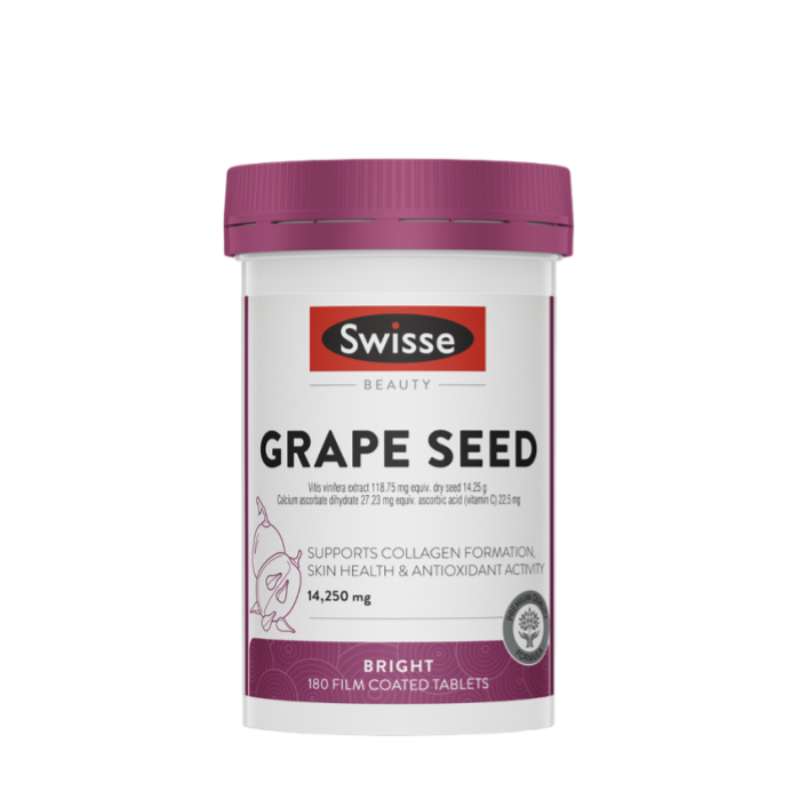SWISSE Beauty Grape Seed 180 Tablets