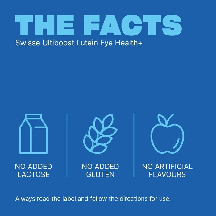 SWISSE Ultiboost Lutein Eye Health+ 60 Tablets
