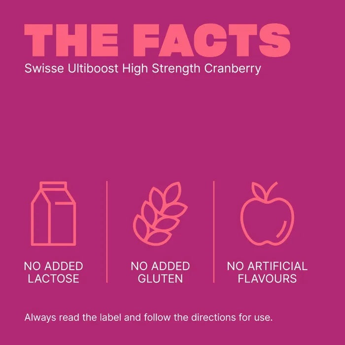 SWISSE Ultiboost High Strength Cranberry 30 Tablets
