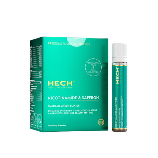 HECH Nicotinamide & Saffron Emerald Green Elixier