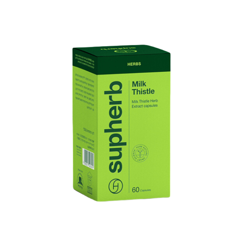 SUPHERB Milk Thistle Herb Extract Capsules 60 Capsules