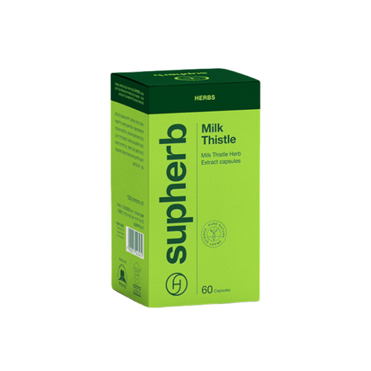 SUPHERB Milk Thistle Herb Extract Capsules 60 Capsules