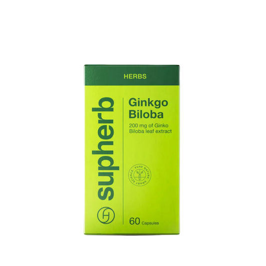 SUPHERB Ginkgo Biloba 60 Capsules