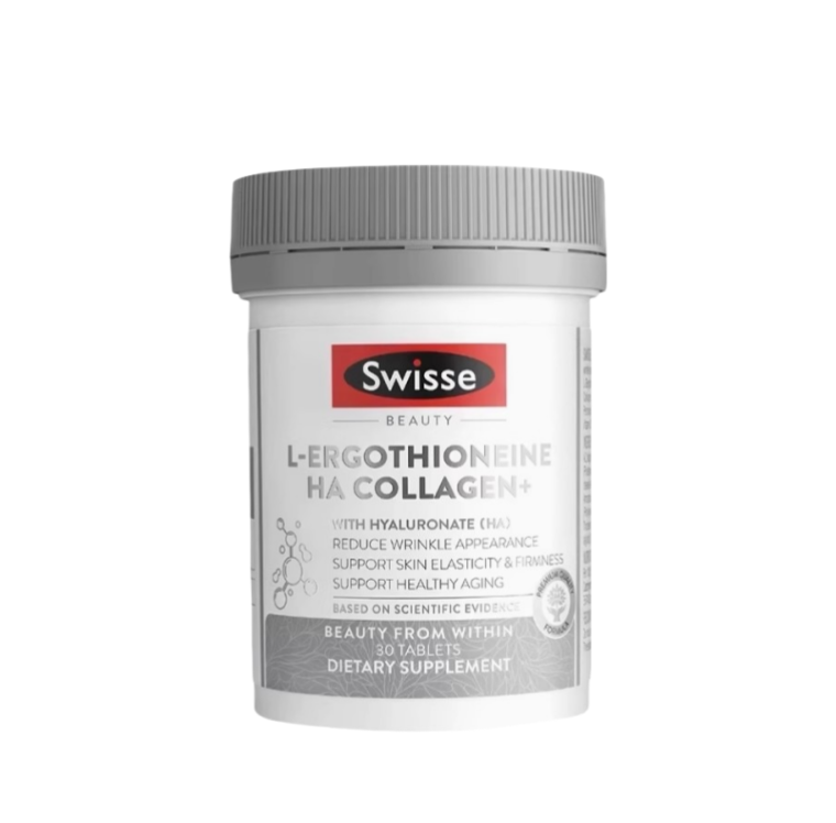 SWISSE L-Ergothioneine Ha Collagen+ 30 Capsules