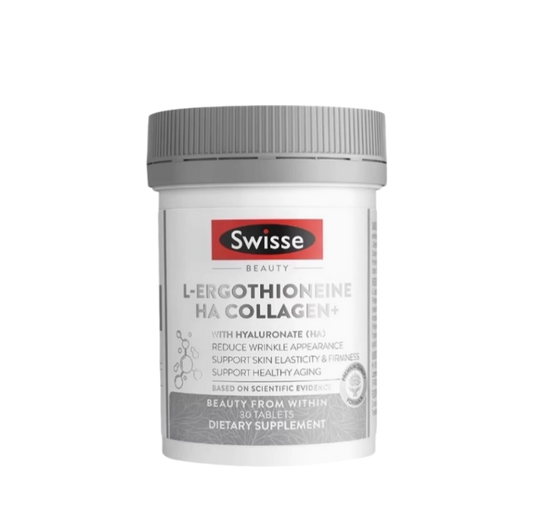 SWISSE L-Ergothioneine Ha Collagen+ 30 Capsules