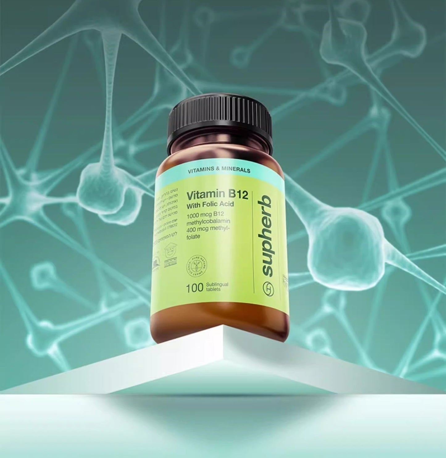 SUPHERB Vitamin B12 With Folic Acid
