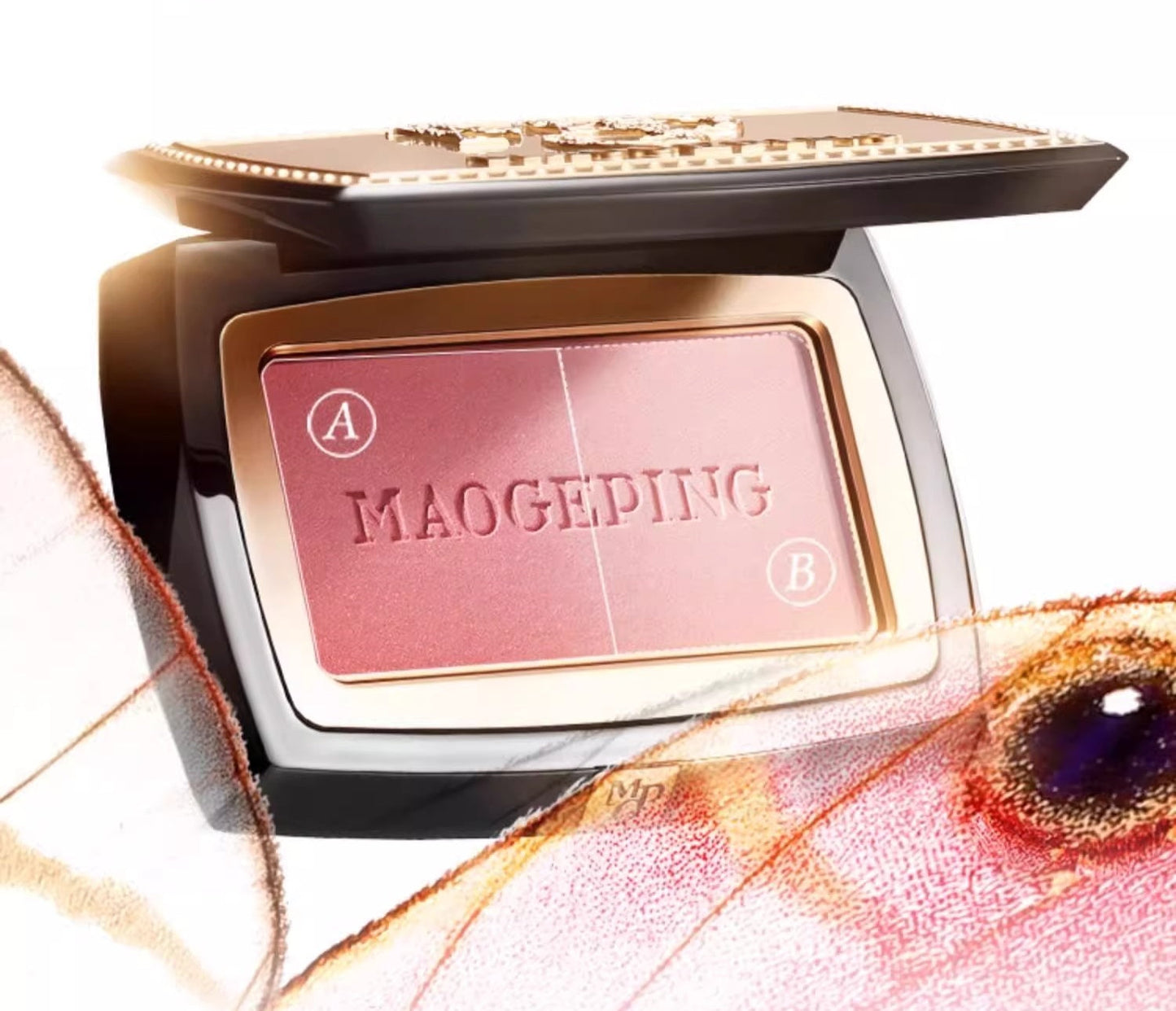 MAOGEPING Cloud Gauze Gradient Blush #804 White Peach Ode 3.6g
