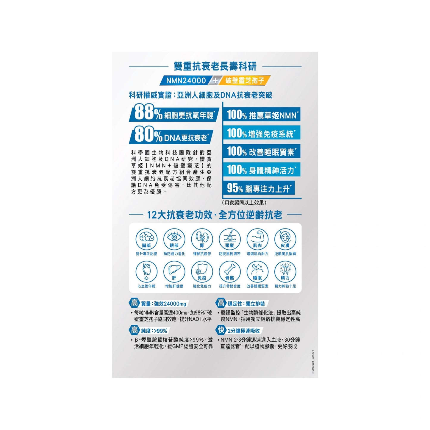 HERBSHEALTH草姬 NMN24000+ Capsules