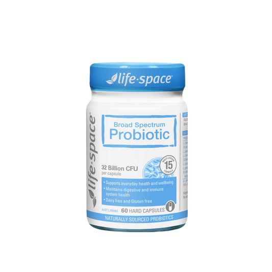 LIFESPACE Broad Spectrum Probiotic 32 Billion 60 Capsules