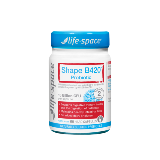 LIFESPACE Shape B420™ Probiotic 60 Capsules