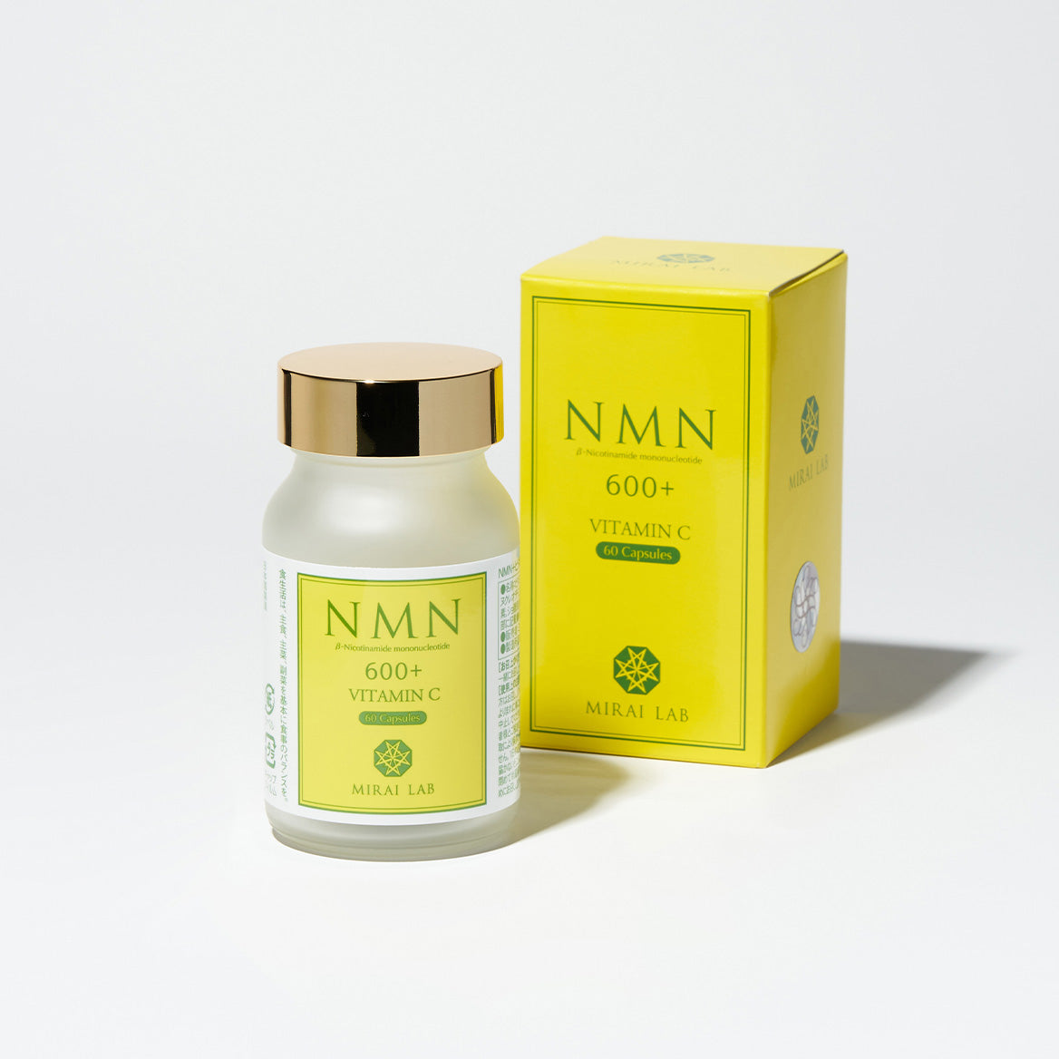 MIRAI LAB  NMN 600+ Vitamin C (60 capsules)