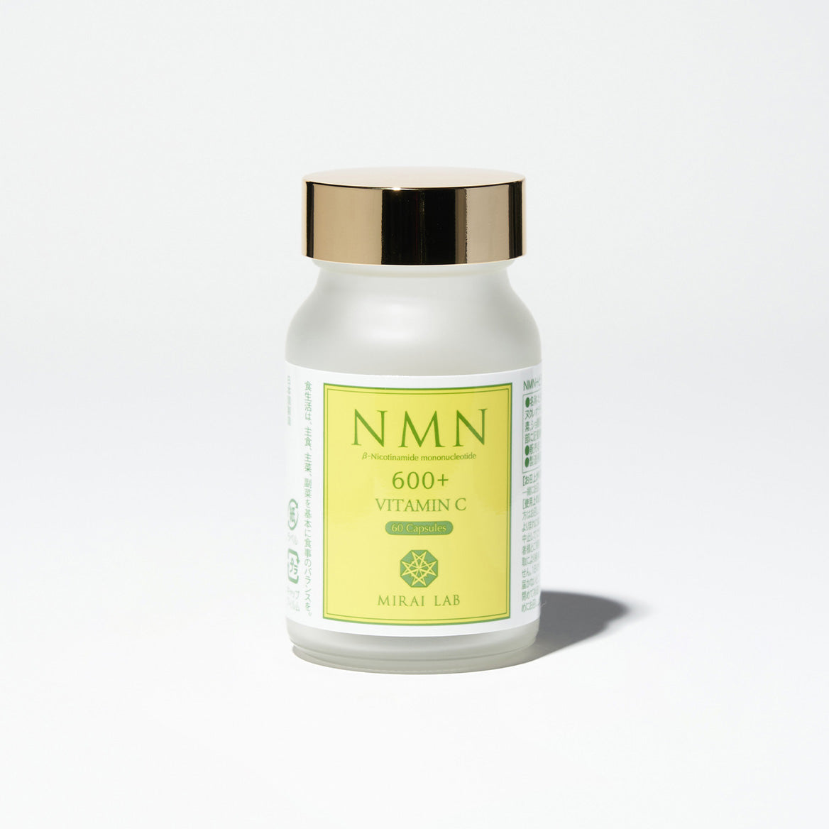 MIRAI LAB  NMN 600+ Vitamin C (60 capsules)