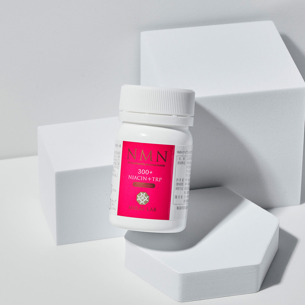 MIRAI LAB NMN 300+ Niacin Tryptophan Plus(60 capsules)
