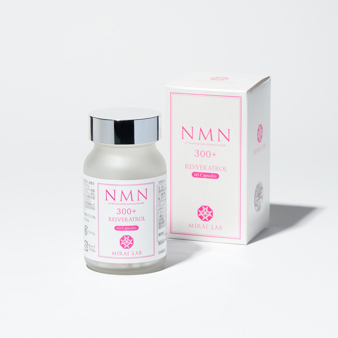 MIRAI LAB NMN 300+ Resveratrol (60 capsules)