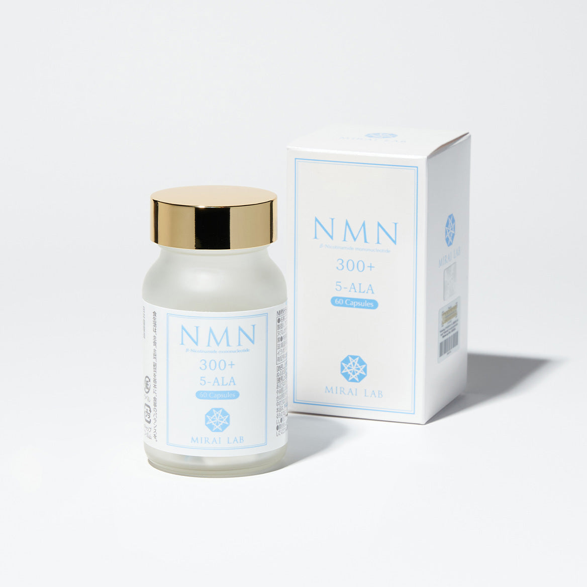MIRAI LAB NMN 300+5-ALA(60 capsules)
