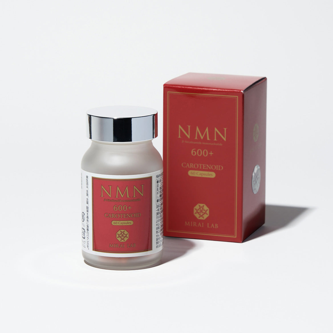 MIRAI LAB NMN 600+ Carotenoid Plus (60 capsules)