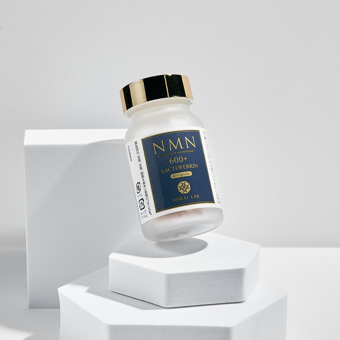 MIRAI LAB NMN 600+ Lactoferrin Plus (60 capsules)