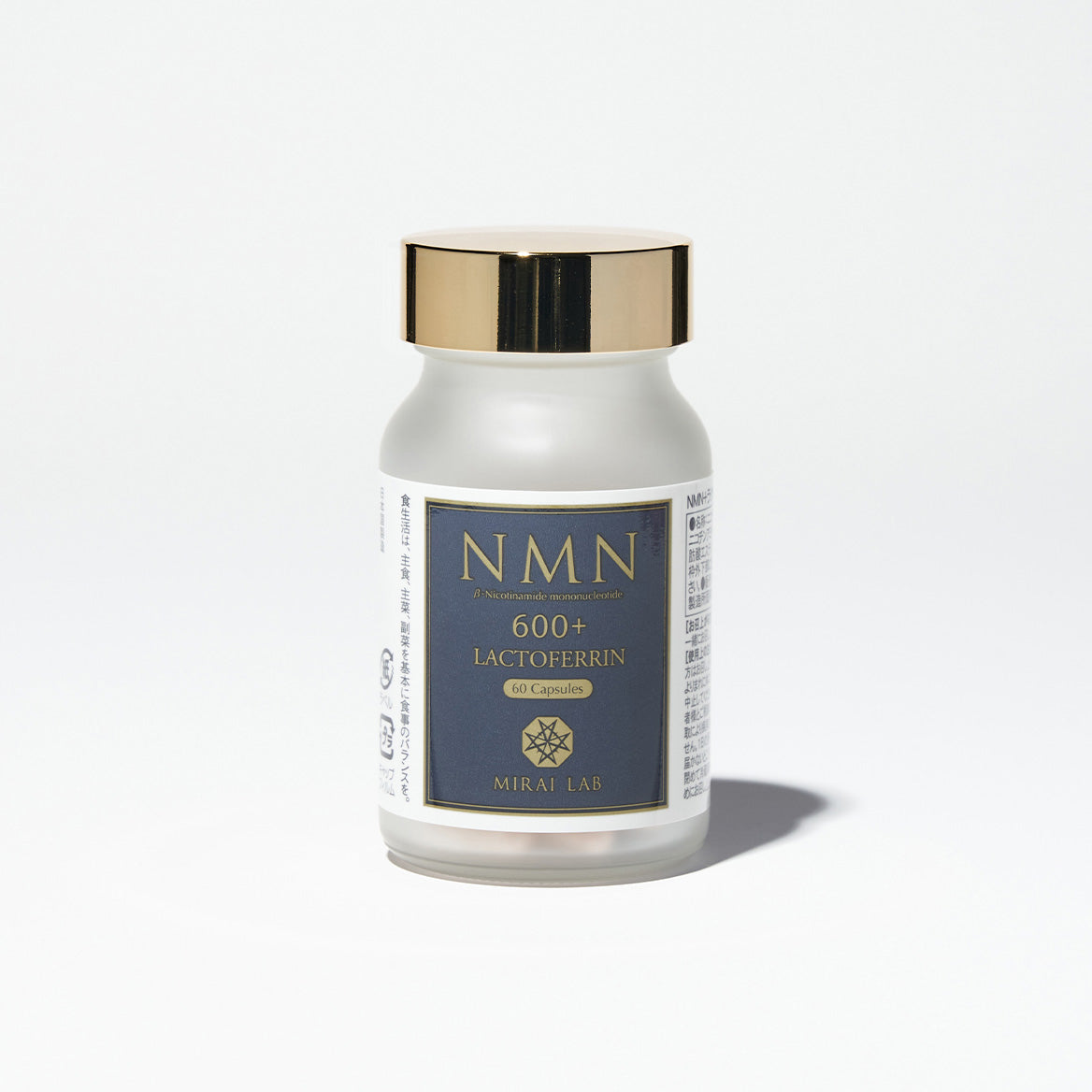 MIRAI LAB NMN 600+ Lactoferrin Plus (60 capsules)