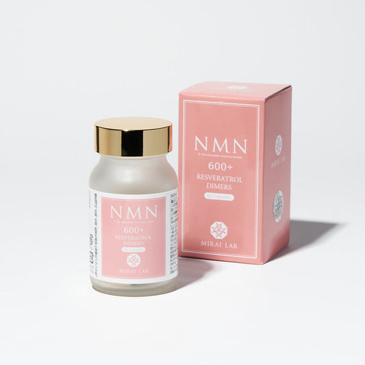MIRAI LAB NMN 600+ Resveratrol Dimers Plus (60 capsules)