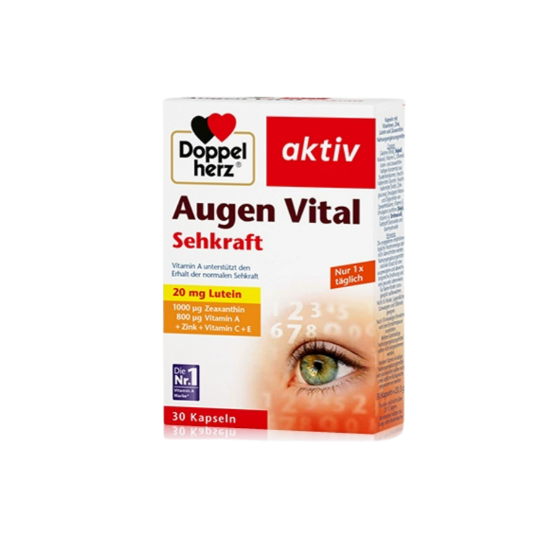 DOPPELHERZ Augen Vital Sehkraft 30 Capsules