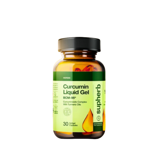 SUPHERB Curcumin Liquid Gel BCM-95 30 Capsules