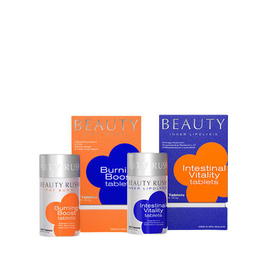 BEAUTY RUSH Burning Boost Tablets&BeautyRush Intestinal Vitality Tablets