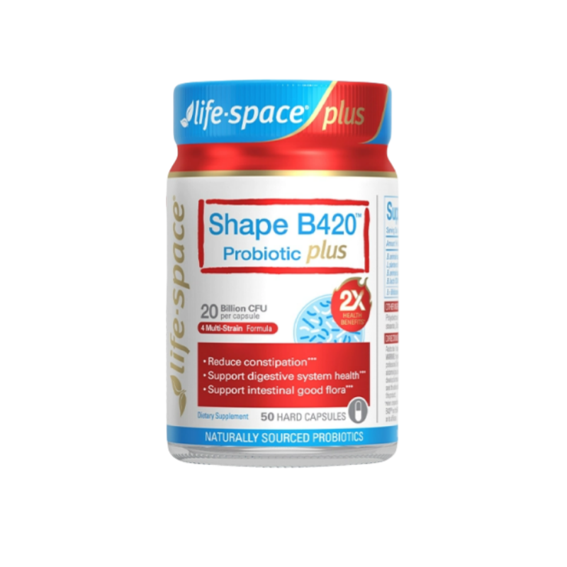 LIFESPACE Shape B420™ Probiotic PLUS 50 Capsules