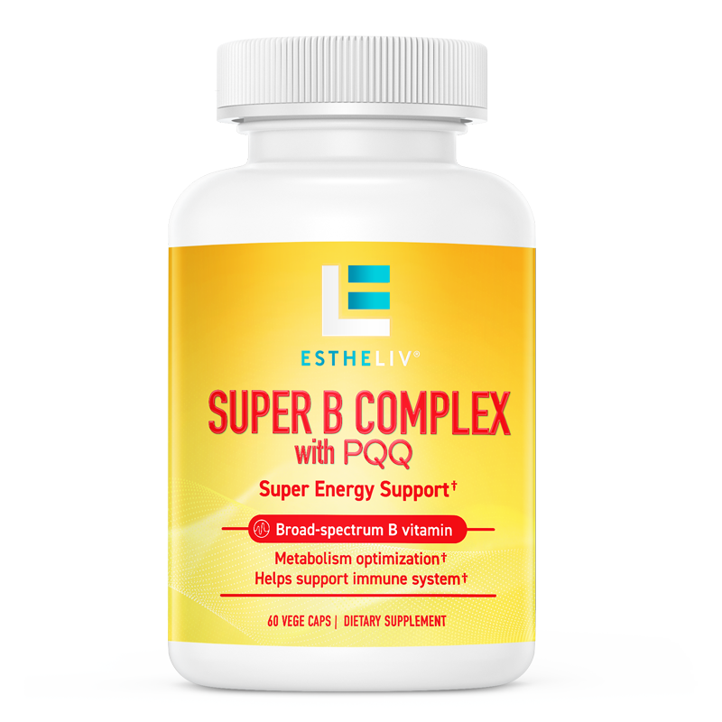 ESTHELIV SUPER B COMPLEX with PQQ Super Energy Support+