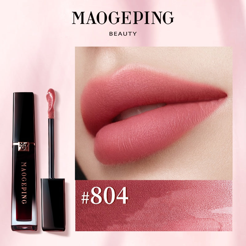 MAOGEPING Soft-Matte Liquid Lipstick Hydrating & Transfer-Proof #804 Noble Rose