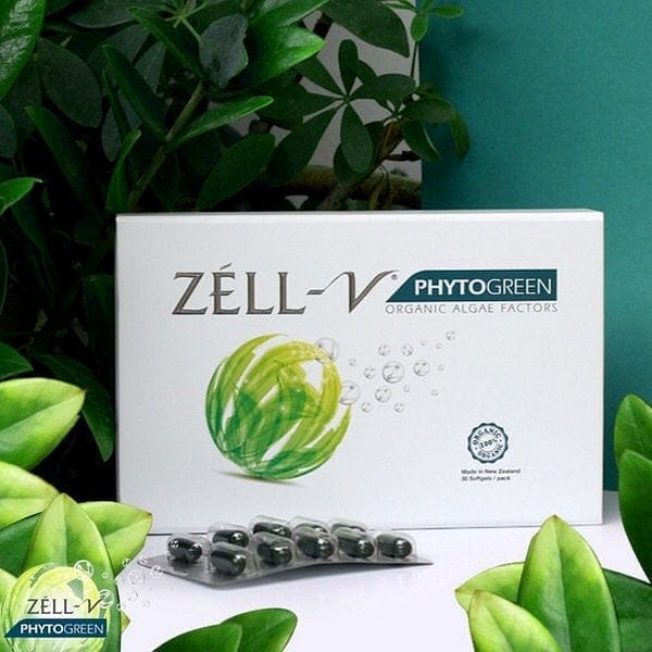 ZELL-V Phytogreen Blue Green Algae Cytokine （30 capsules）
