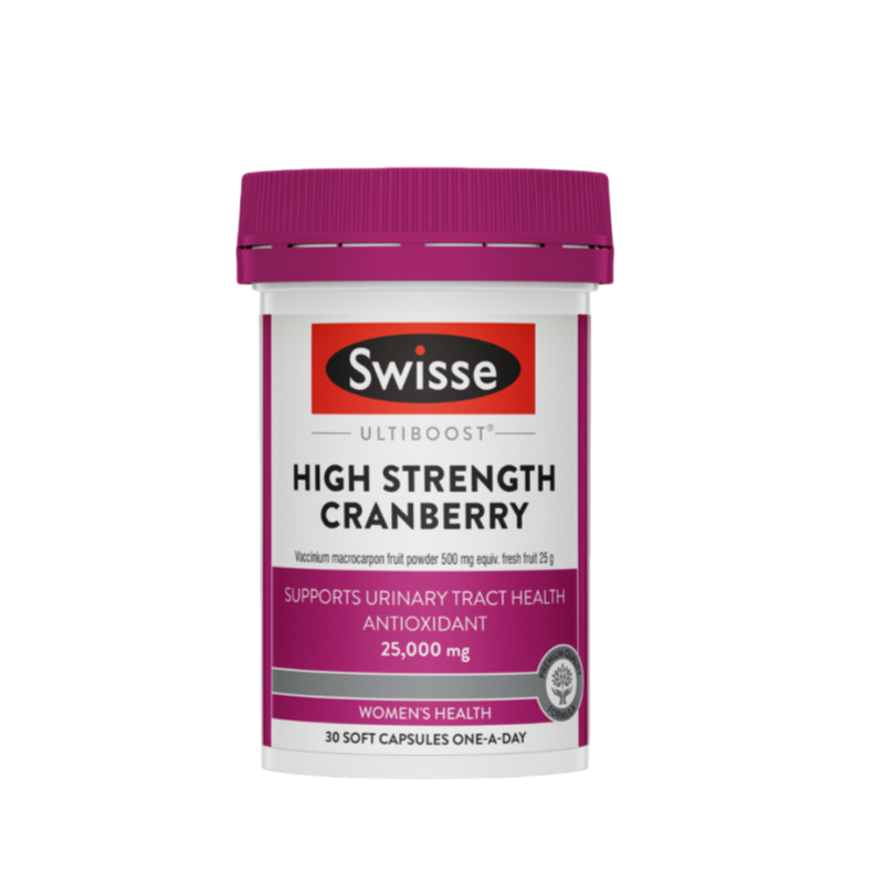 SWISSE Ultiboost High Strength Cranberry 30 Tablets