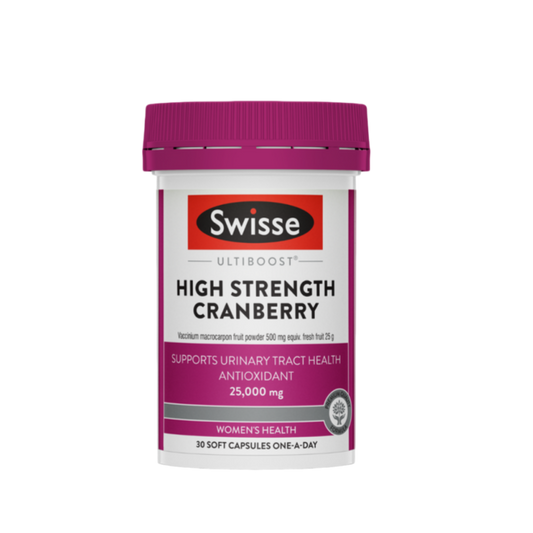 SWISSE Ultiboost High Strength Cranberry 30 Tablets