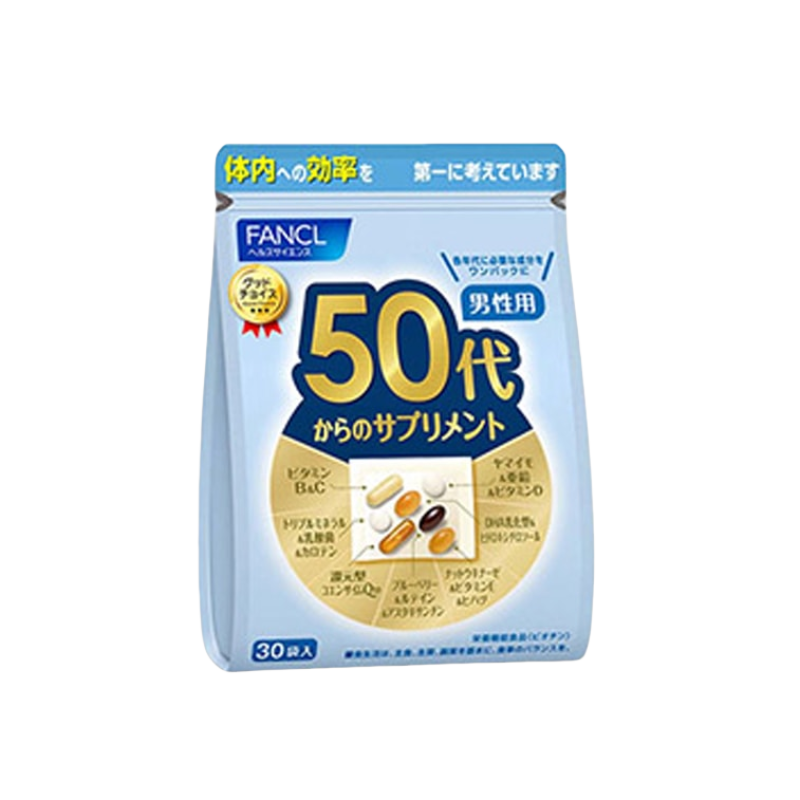 FANCL Comprehensive Nutrition Supplement for Men (50s+) 30 pcs