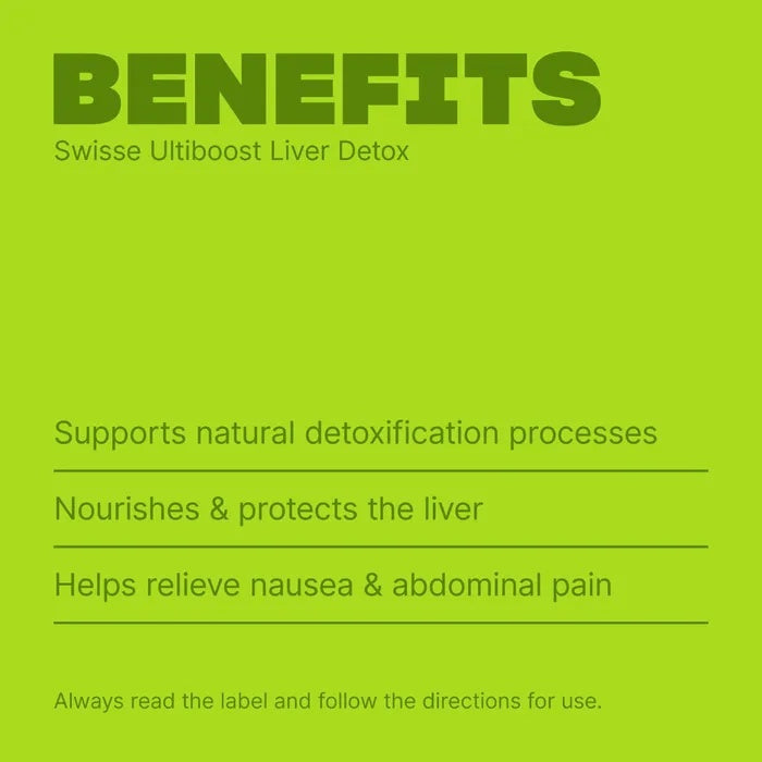 SWISSE Ultiboost Liver Detox 120 Tablets
