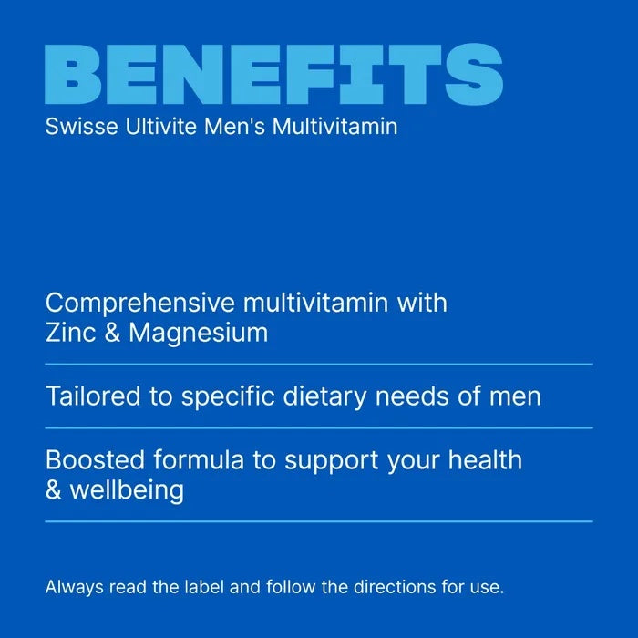 SWISSE Ultivite Men's Multivitamin 120 Tablets