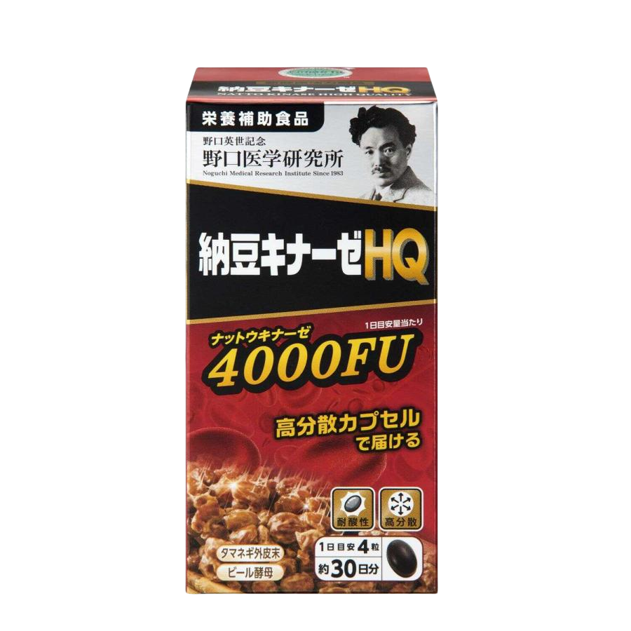 Noguchi Medical Research Institute Nattokinase HQ 4000FU 120 Pills